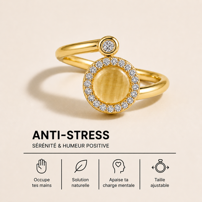 Bague Anti-Stress rotative ajustable I Nelia